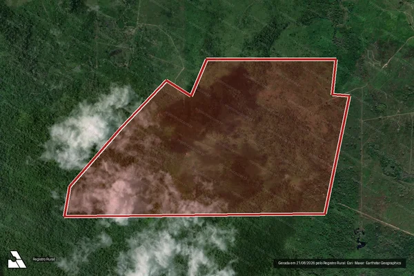 Imagem de satélite de Infração da Flora em São Félix do Xingu - PA
