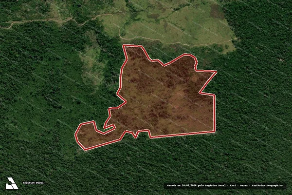 Imagem de satélite de Infração Ambiental em Colniza - MT
