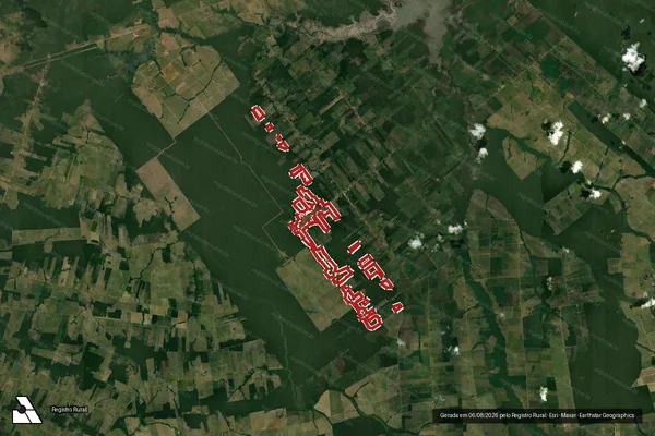 Imagem de satélite de Infração da Flora em Porto Velho - RO