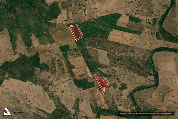 Imagem de satélite — Embargo IBAMA — Infração da Flora — Miranorte/TO