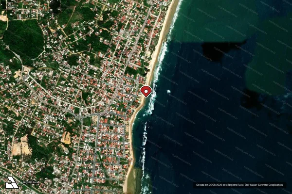 Imagem de satélite — Embargo IBAMA — Infração Ambiental — Cabo de Santo Agostinho/PE