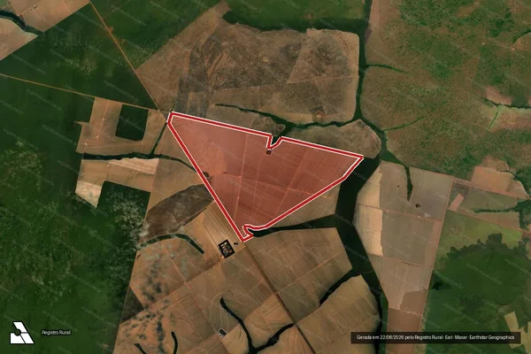 Imagem de satélite de Infração da Flora em Alto Boa Vista - MT
