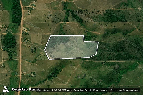 Imagem de satélite de Desmatamento em Machadinho D'Oeste - RO