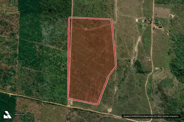 Imagem de satélite de Infração Ambiental em Cotriguaçu - MT