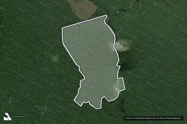 Imagem de satélite de Infração da Flora em Autazes - AM
