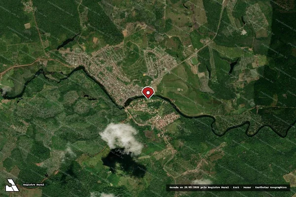 Imagem de satélite — Embargo IBAMA — Infração Ambiental - Una/BA