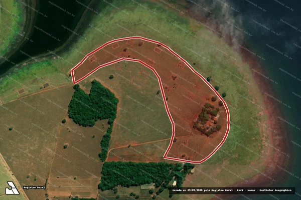 Imagem de satélite de Infração da Flora em Itumbiara - GO