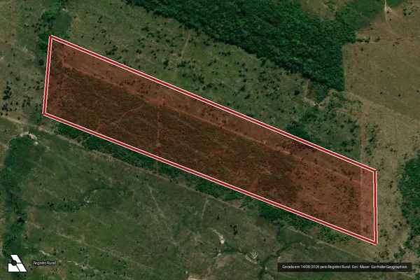 Imagem de satélite de Infração da Flora em Machadinho D'Oeste - RO