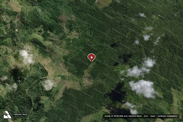 Imagem de satélite — Embargo IBAMA — Infração Ambiental — Apuarema/BA