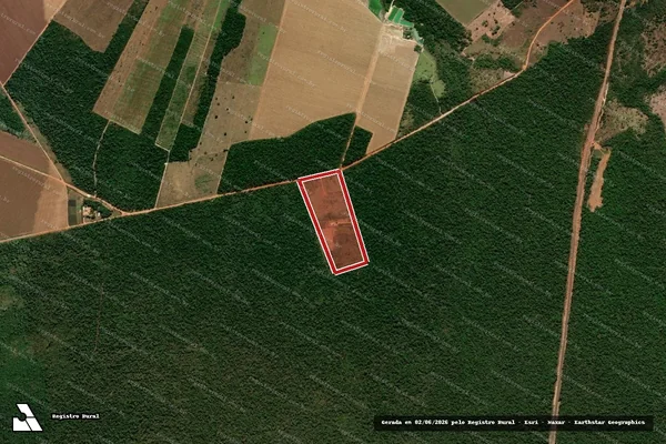Imagem de satélite — Embargo IBAMA — Infração da Flora — Nova Maringá/MT
