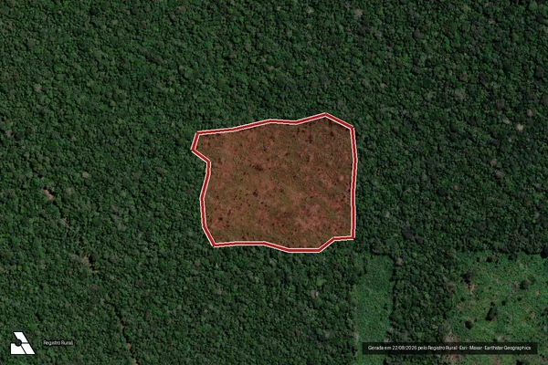 Imagem de satélite de Infração da Flora em Canutama - AM