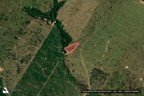 Imagem de satélite de Infração Ambiental em Porto Velho - RO