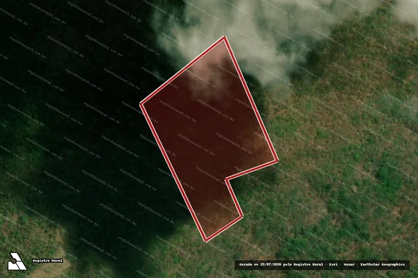Imagem de satélite de Infração Ambiental em Tarrafas - CE