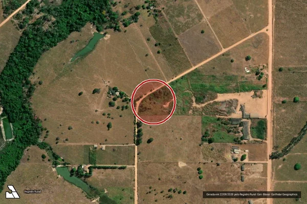 Imagem de satélite de Infração da Flora em Paranaíta - MT