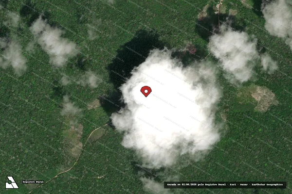 Imagem de satélite de Infração Ambiental em Pedra Branca do Amapari - AP