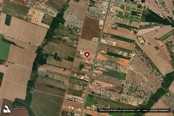 Imagem de satélite — Embargo IBAMA — Infração de Administração Ambiental(Não Classificada-Móvel) - Sinop/MT