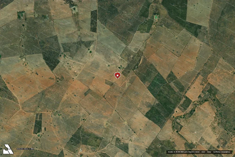 Imagem aérea do item A