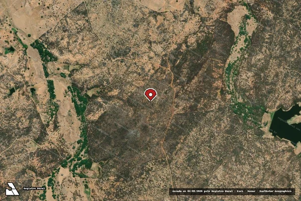 Imagem de satélite — Embargo Ambiental — Ouro Branco/RN