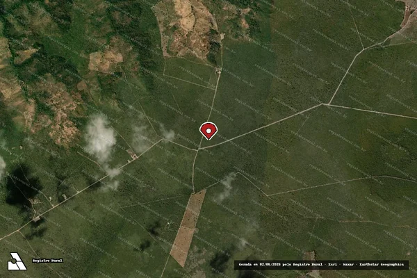 Imagem de satélite — Embargo Ambiental — Cotegipe/BA