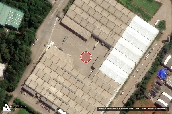 Imagem de satélite de Infração Ambiental em Piraquara - PR