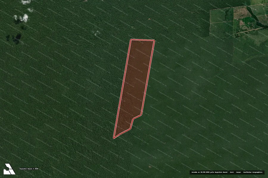 Imagem aérea do item A