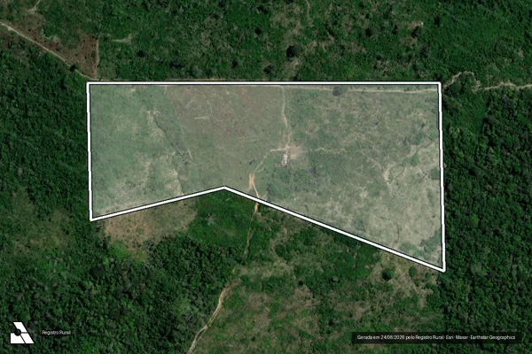 Imagem de satélite de Infração da Flora em Altamira - PA