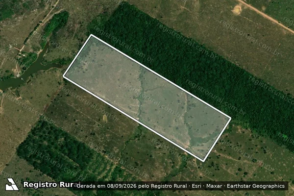 Imagem de satélite de Infração da Flora em Porto Velho - RO