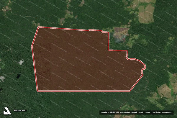 Imagem de satélite de Infração da Flora em Anapu - PA