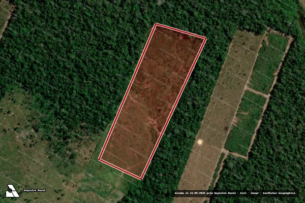 Imagem de satélite de Infração da Flora em Porto Velho - RO