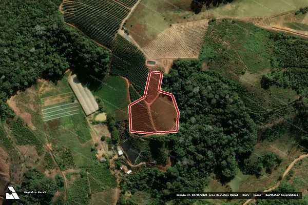 Imagem de satélite de Infração da Flora em Domingos Martins - ES