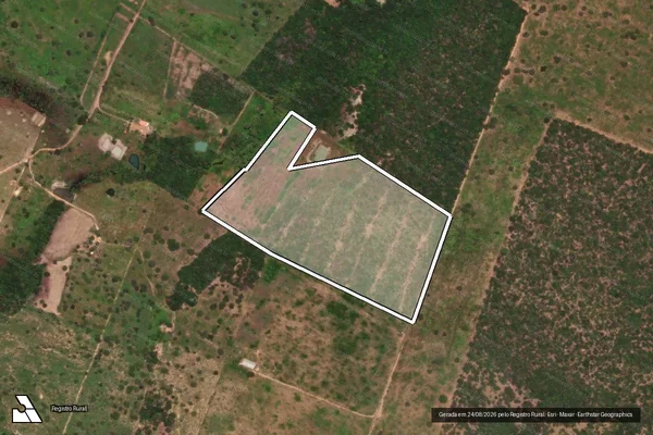Imagem de satélite de Infração da Flora em Ipueiras - TO