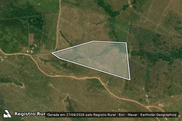 Imagem de satélite de Infração da Flora em Boca do Acre - AM