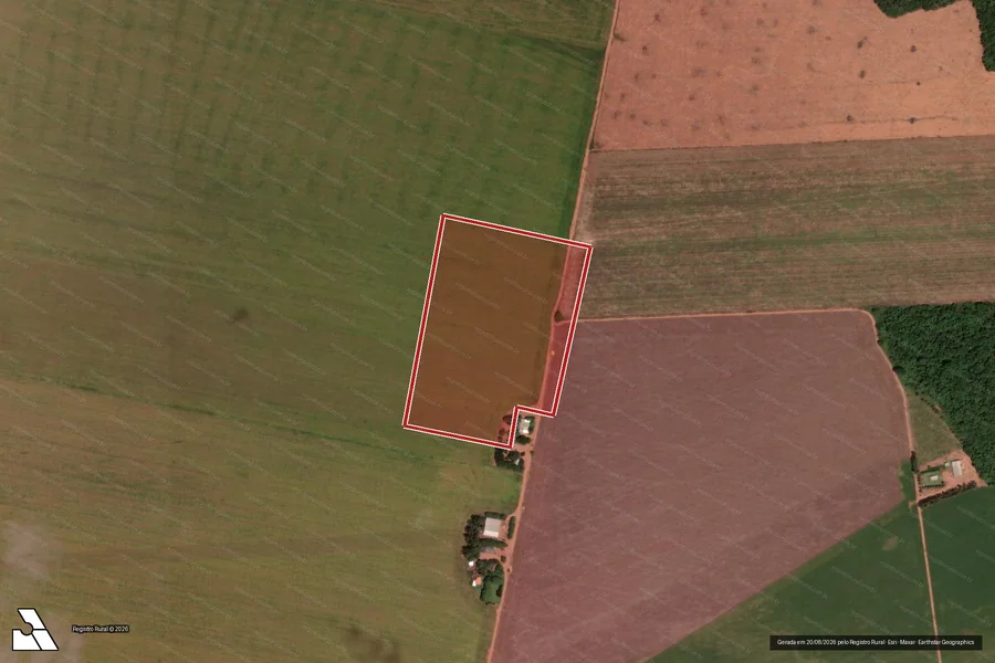 Imagem aérea do item A