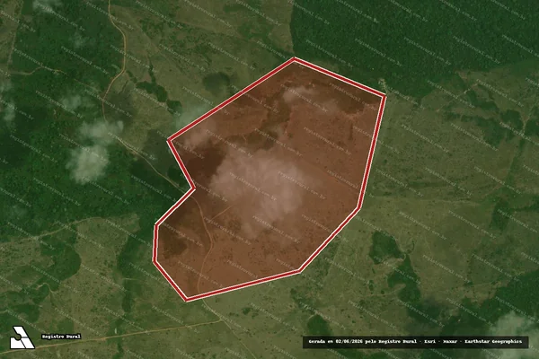Imagem de satélite de Infração Ambiental em Novo Repartimento - PA