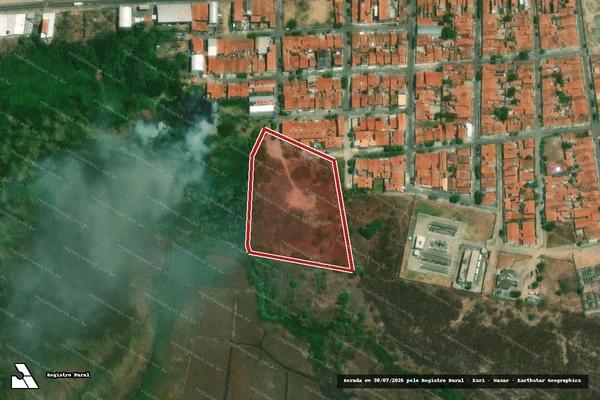 Imagem de satélite de Infração Ambiental em Iguatu - CE