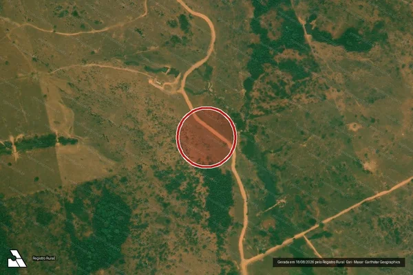 Imagem de satélite de Infração Ambiental em Buritis - RO