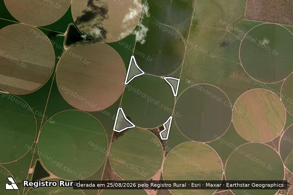 Imagem de satélite de Infração Ambiental em Barreiras - BA