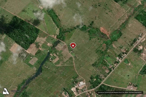 Imagem de satélite — Embargo IBAMA — Infração Ambiental - Breu Branco/PA