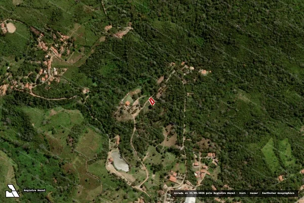 Imagem de satélite de Infração Ambiental em Mulungu - CE