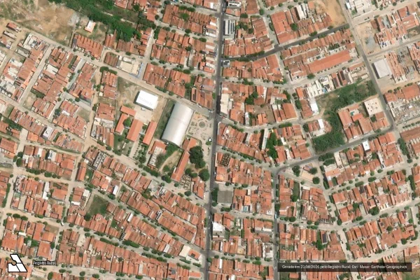 Imagem de satélite de Infração do CTF(Não Classificada-Móvel) em Patos - PB