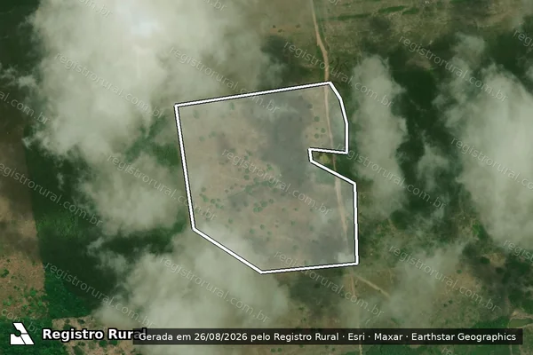 Imagem de satélite — Embargo Ambiental - Aracati/CE