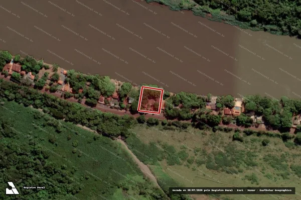 Imagem de satélite de Infração Ambiental em Viradouro - SP