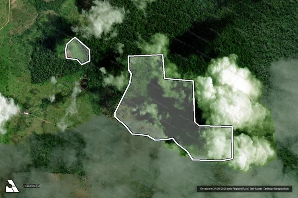 Imagem de satélite de Infração Ambiental em Pacajá - PA