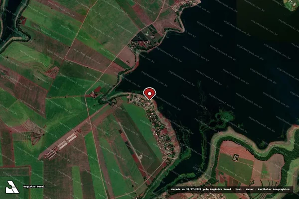 Imagem de satélite — Embargo IBAMA — Infração Ambiental — Primeiro de Maio/PR
