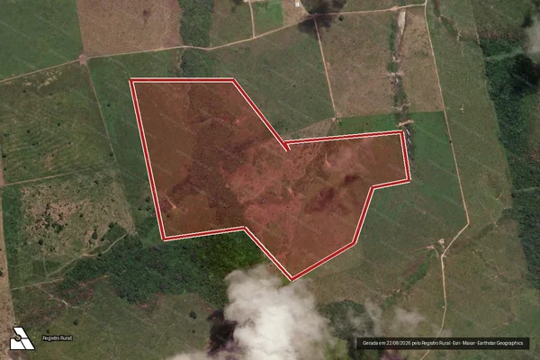 Imagem de satélite de Infração Ambiental em Novo Progresso - PA