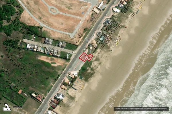 Imagem de satélite — Embargo IBAMA — Infração Ambiental - Aracaju/SE