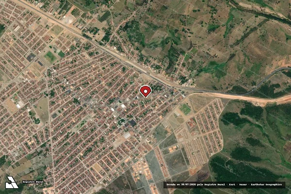 Imagem de satélite — Embargo IBAMA — Infração da Fauna — Teotônio Vilela/AL