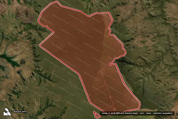 Imagem de satélite de Infração da Flora em Santa Filomena - PI