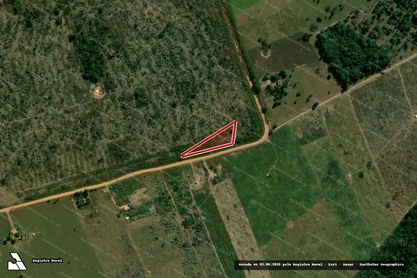 Imagem de satélite — Embargo IBAMA — Infração da Flora — Costa Marques/RO