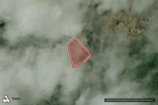 Imagem de satélite — Embargo IBAMA — Infração da Flora — Santa Luzia do Itanhy/SE